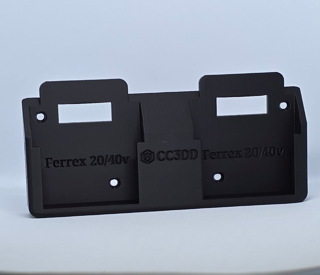 CC3DD Wall Mount Double Battery Holder for Ferrex / Activ Energy 20/24v