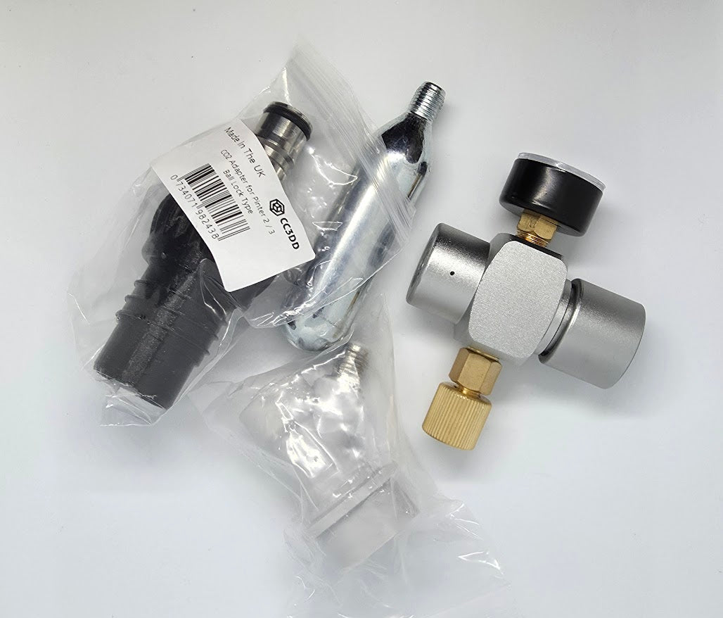 CO2 Regas for Pinter 2 / Pinter 3 -  Ball Lock Full Kit