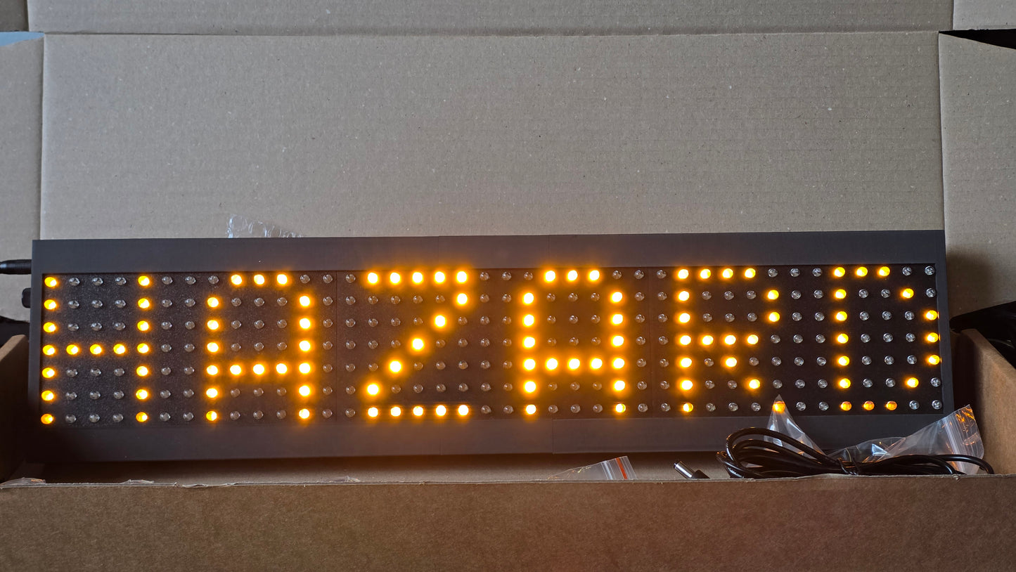 Remote Operated Vehicle LED Hazard Sign Board