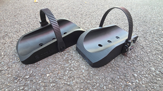 CC3DD Heavy-Duty Wide Wheel & Tyre Holder Adapters for Maypole Towbar Bike Racks / Cycle Carriers - Ideal for eMTB (Pair)