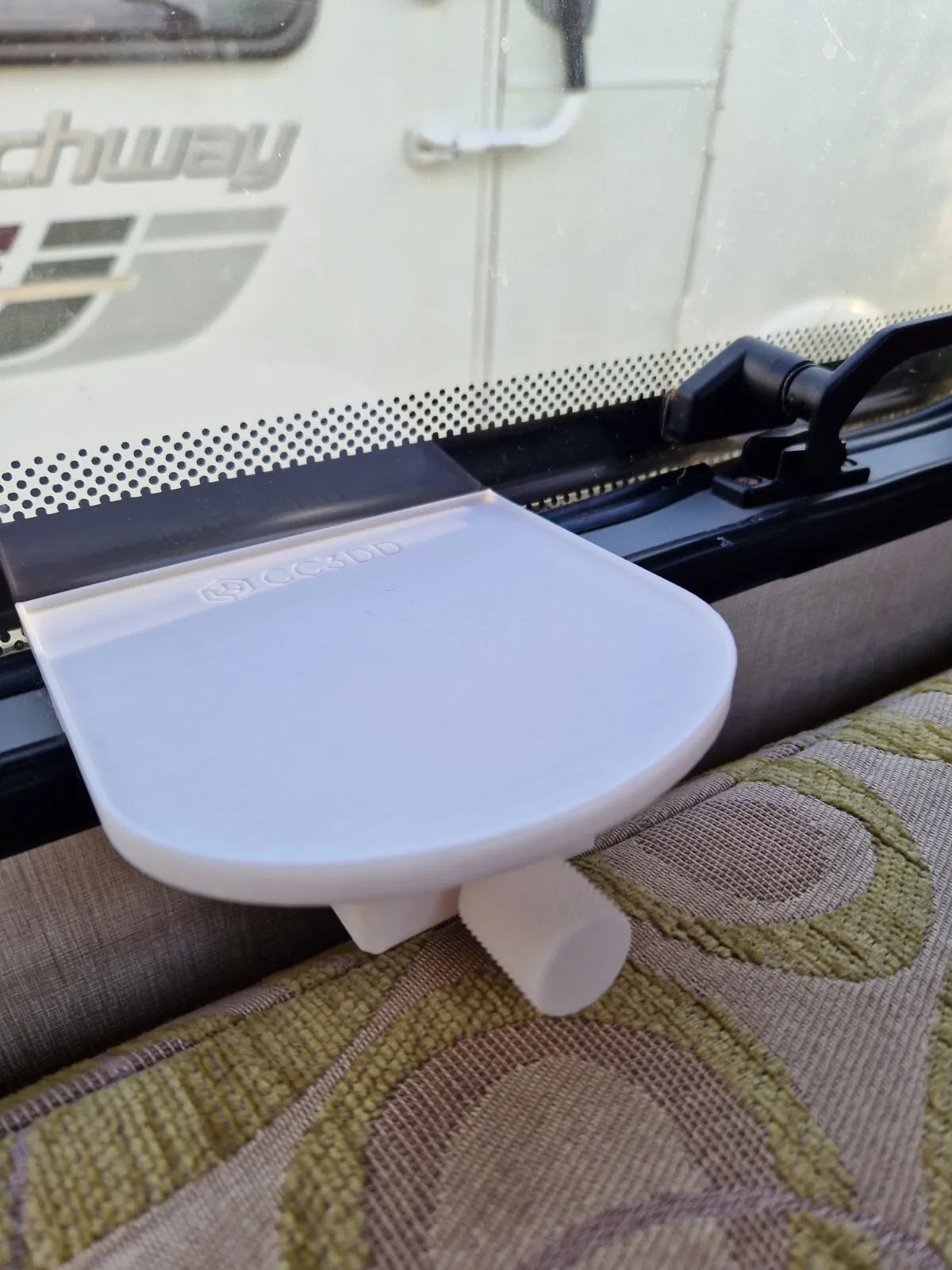 Caravan Window Frame Mounted Cup / Glass Holder  / Tray