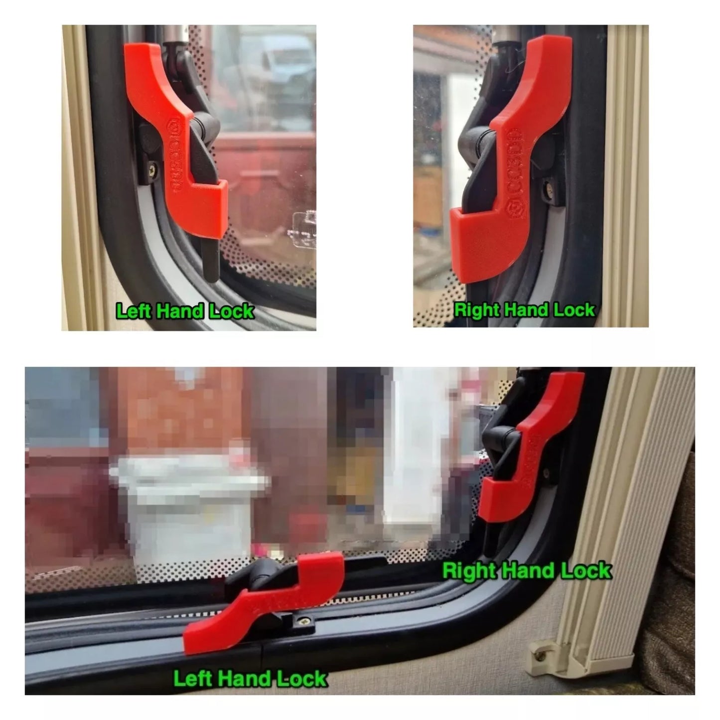 Caravan Window Security, Child, Safety Lock (Left or Right Orientation)